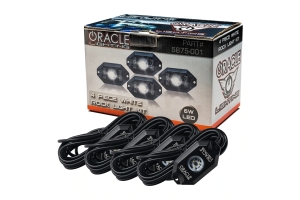 Oracle Underbody Wheel Well Rock Light Kit, White - 4PCS