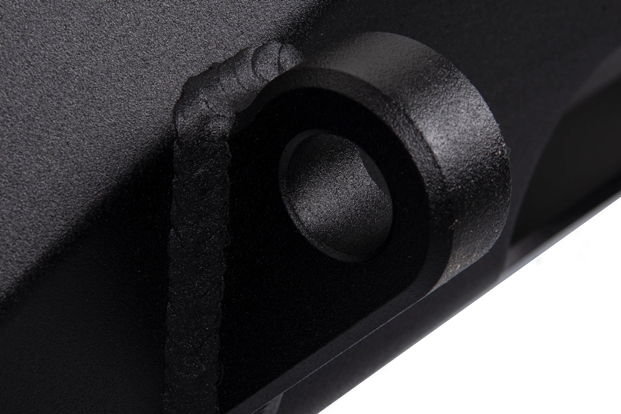 Crawltek Pyro Mid-Width Front Bumper - Black - JK 