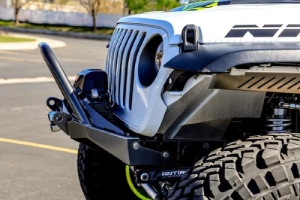 Motobilt Tomahawk Frame Chop Front Bumper w/Bull Bar - Bare  - JT/JL/JK