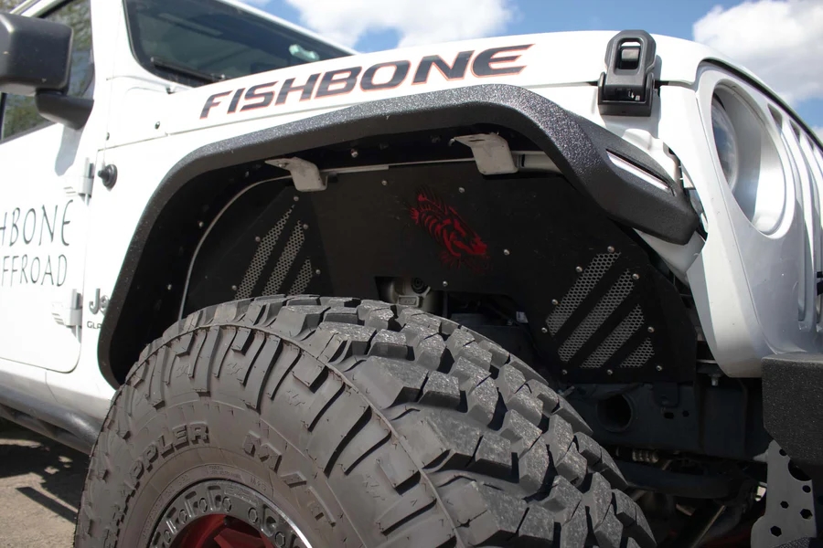 Fishbone Offroad Front Steel Elite Fender Set - JT/JL