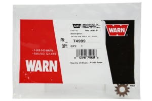 Warn Winch Replacement Sun Gear