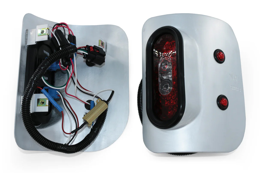 Combat Off Road Tail Gunner LED Tail Lights - Raw - JT