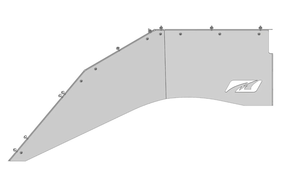 Motobilt Crusher Blank Inner Fender Kit - TJ/LJ