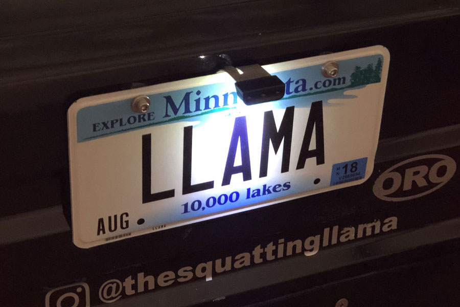 Off Road Only LitePlate License Plate LED Light w/ Harness