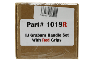 WD Automotive Grabars Front Black w/Red Handles - LJ/TJ