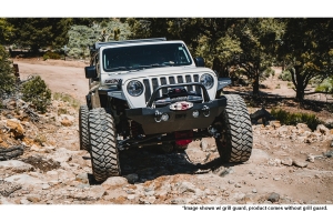 Body Armor Mid-Stubby Front Bumper - Black - JT/JL