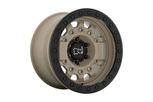 Black Rhino Avenger Beadlock Wheel, 17x8.5 5x5 - Desert Sand - JT/JL/JK