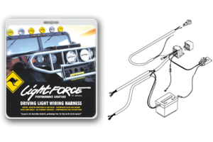 Lightforce Driving Light Wiring Harness w/Switch, 12V Realy and Terminals