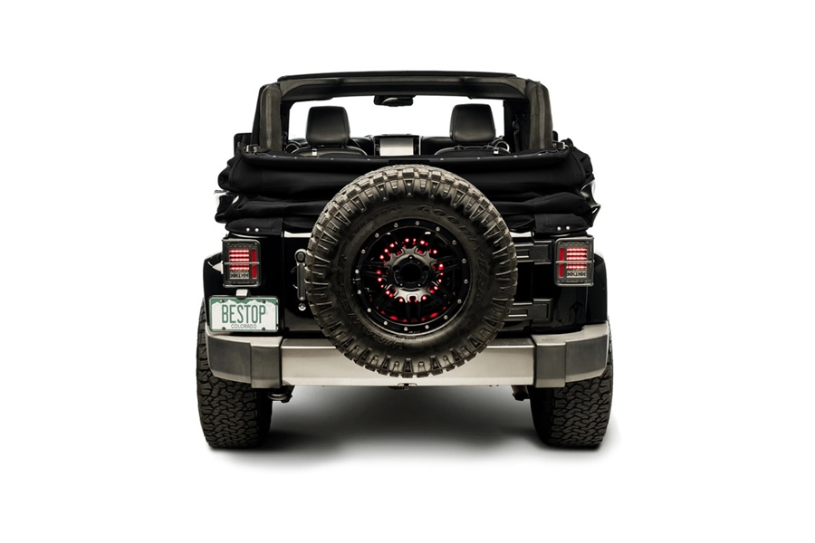 Bestop eTop Soft Top, Squareback Style - Black - JL 2Dr
