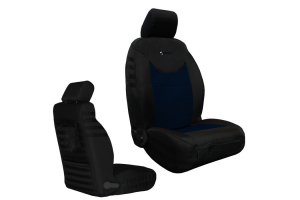Bartact Tactical Series Front Seat Covers - Black/Navy, SRS Compliant - JK 2013+