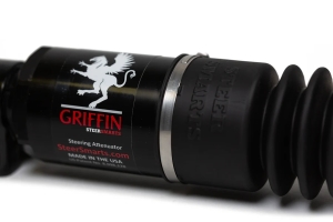 Steer Smarts Griffin XD Steering Attenuator Upgrade w/Black Bellows - JT/JL/JK