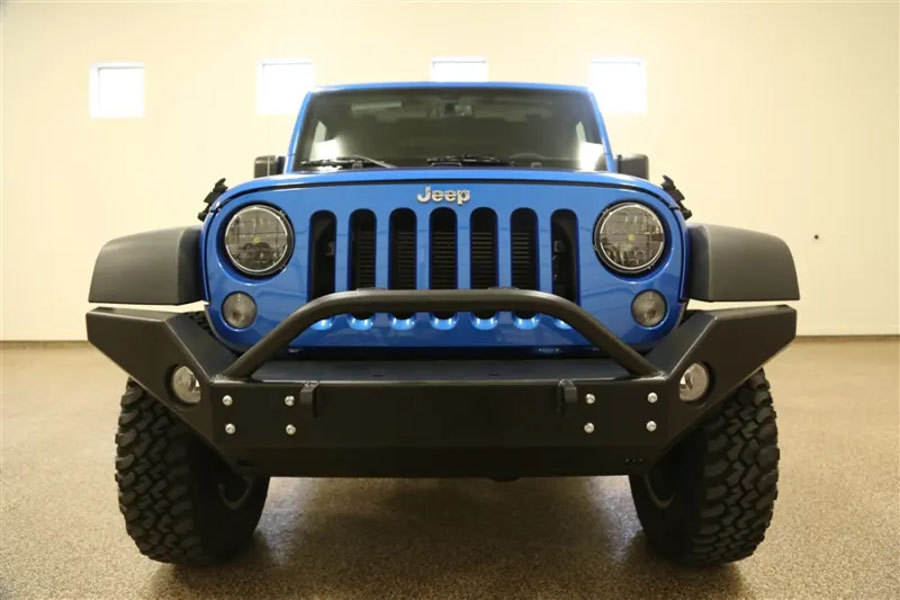 Rock Hard 4x4 Patriot Series Aluminum Full Width Front Bumper - JK