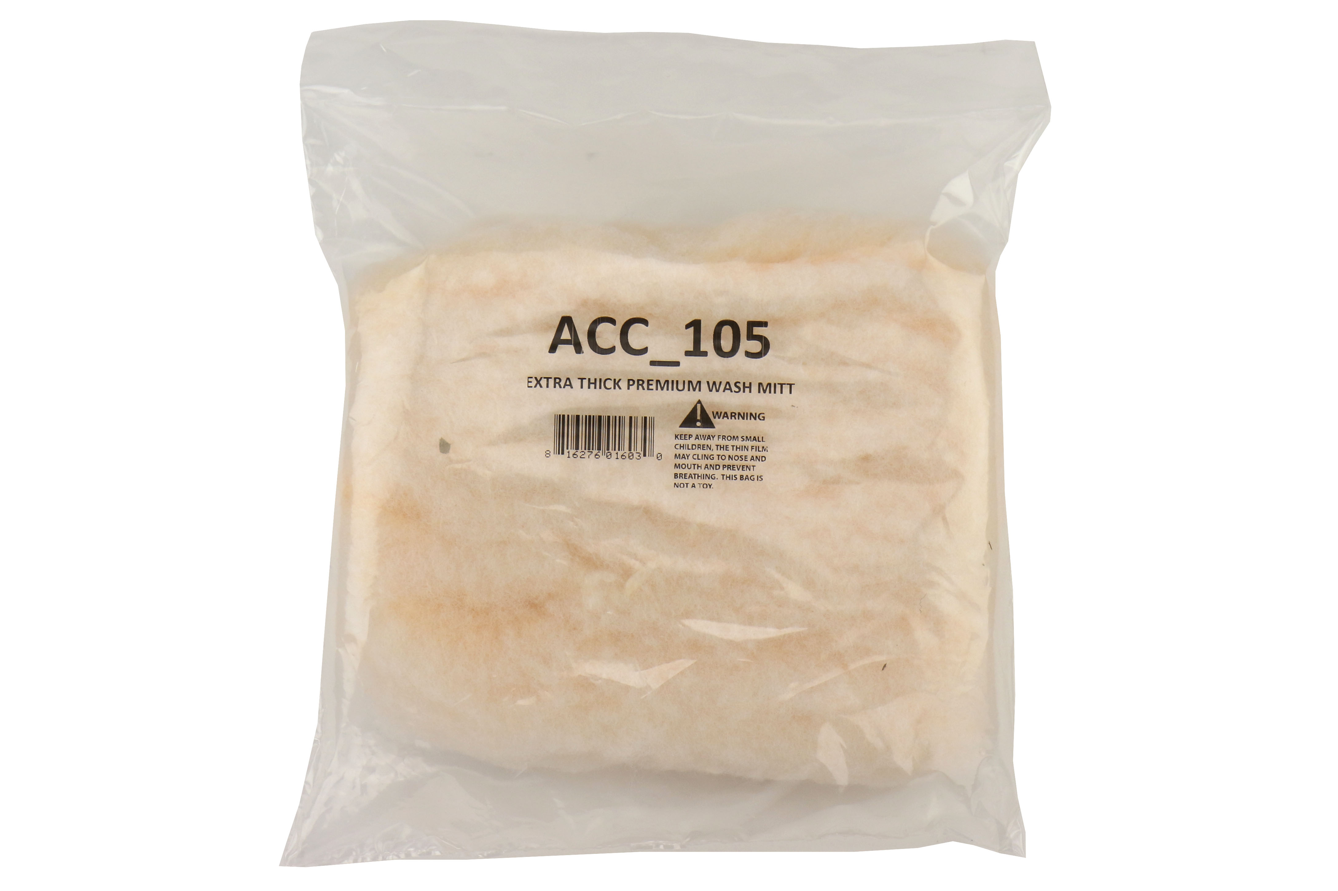 Chemical Guys Premium Extra Thick Wash Mitt and Pad