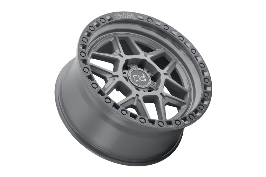 Black Rhino Kelso Wheel, 17x9 5x5 - Battleship Gray w/ Black Lip - JT/JL/JK
