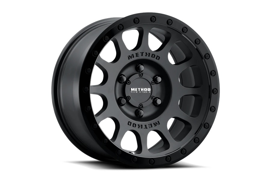 Method Race Wheels 305 NV Double Black Series Wheel, 17x8.5 5x5 - Matte Black  - JT/JL/JK