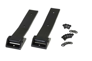 Kentrol Tailgate Hinge Set - Powdercoat Black  - JK 