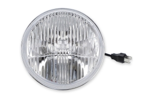 Holley RetroBright 7in LED Headlight, White - Single - TJ/CJ
