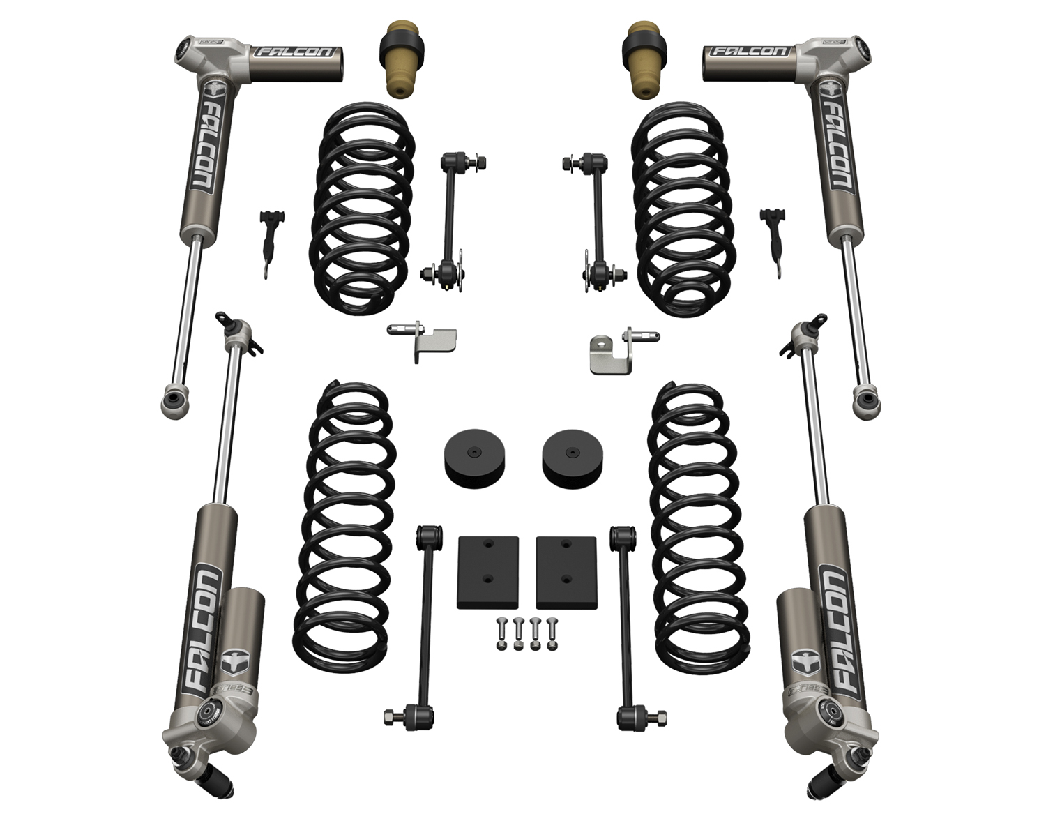 Teraflex 1.5in Sport ST1 Suspension System w/ 3.1 Falcon Shocks - JK 2dr