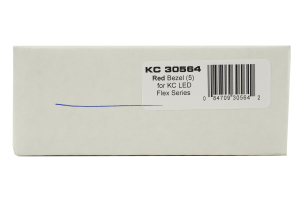 KC HiLiTES Flex Series Bezels Red 5 Pack