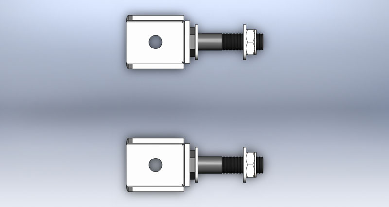 Clayton Lower Shock Mounts - ZJ 93-98