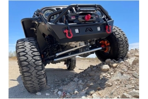 Apex Chassis 2.5 Ton Front Tie Rod and Drag Link Kit (Polished) - JT/JL Rubicon