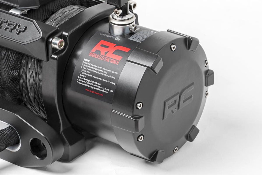 Rough Country 9500lbs PRO Series Winch w/ Synthetic Rope