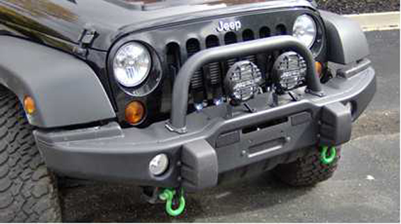 Maximus-3 Moab/MW3 Hoop and Auxilary Light Brackets - JK
