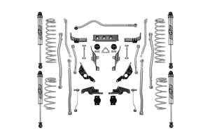 Rubicon Express 1.5/2.5in Extreme Duty 4-Link Long Arm Lift Kit with Monotube Non-Reservior Shocks - JL 4dr