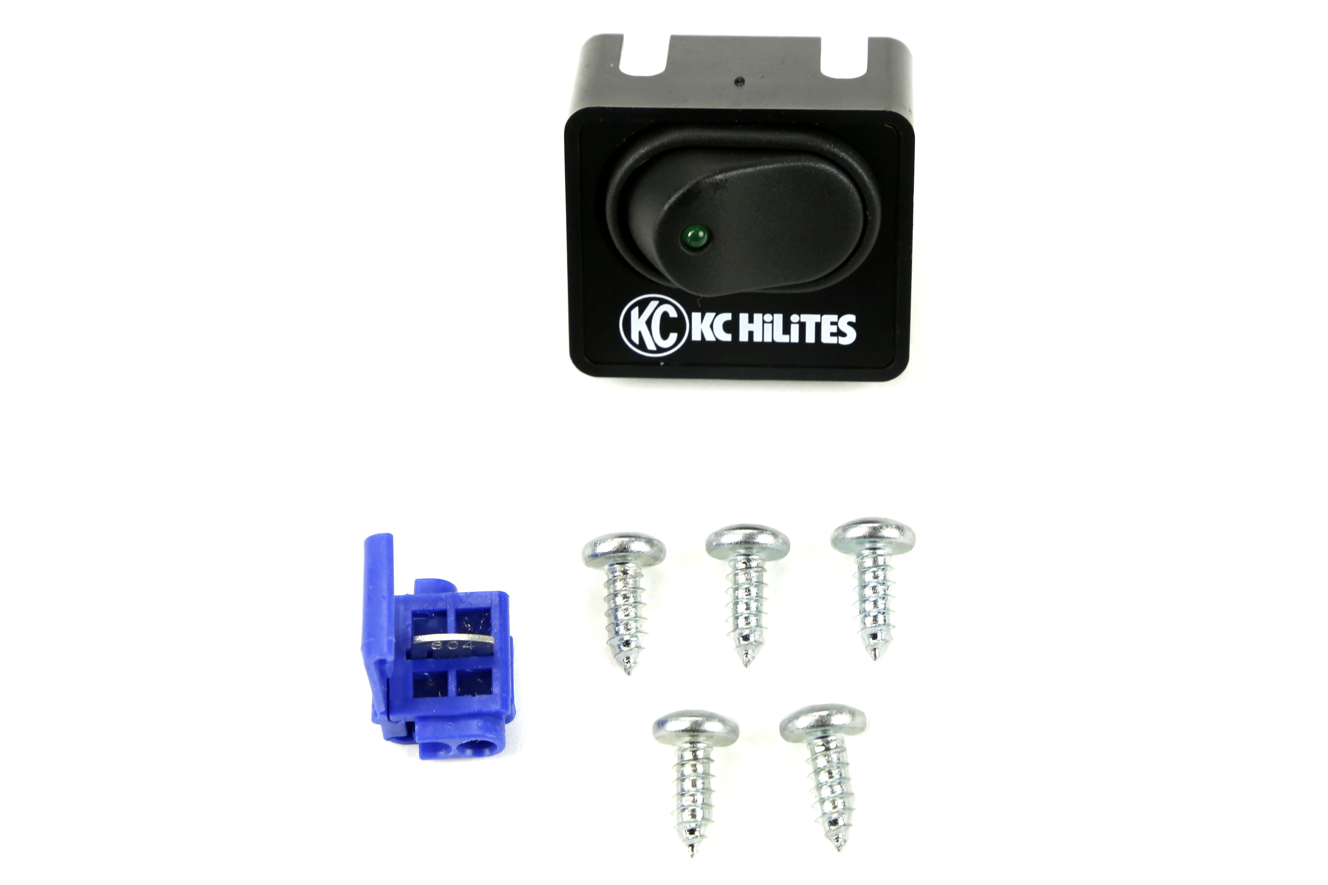 KC HiLites Black Chrome 5in Round LG Ring Light Kit