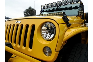 KC HiLiTES 7in Gravity LED DOT Headlight (Driving) - JK