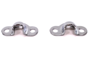 Rugged Ridge Hood Catch Kit Chrome
