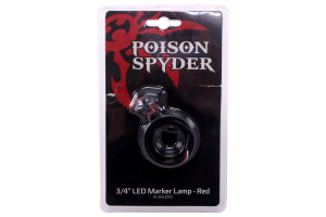 Poison Spyder 3/4in LED Marker Lamp Red