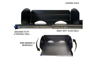 Overland Vehicle Systems Camp Cargo Kitchen w/Slide Out Sink/Shelf/Work Station