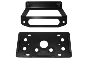 AEV Hawse Fairlead License Plate Mounting Kit - JK