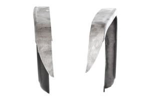 Motobilt Crusher Series Front Fenders - Bare Steel - JK 