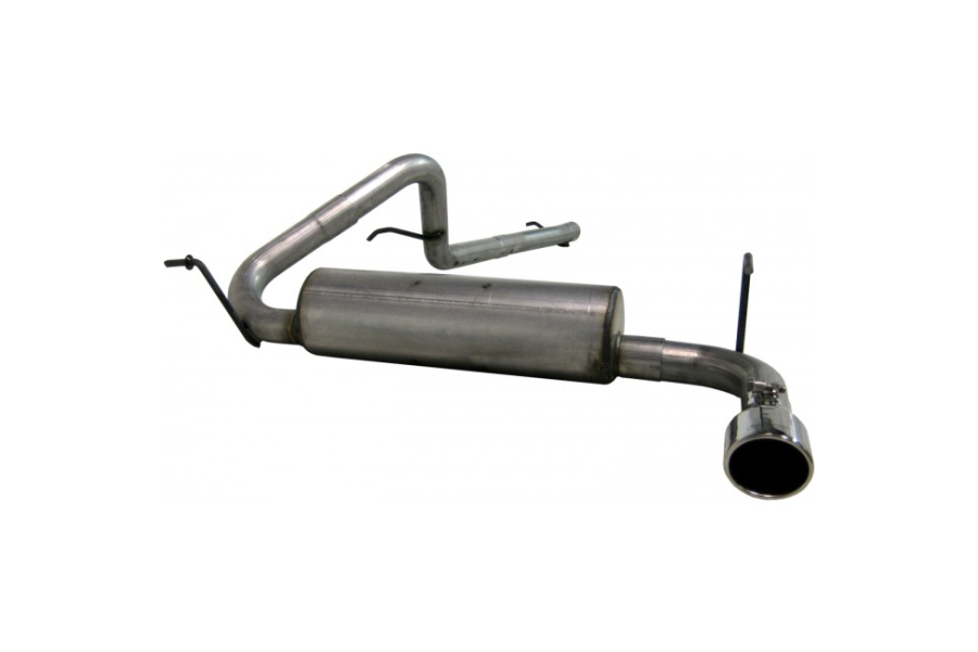 Jeep JK 2DR MBRP Installer Series Cat Back Exhaust System Aluminized Steel Jeep Rubicon 2007