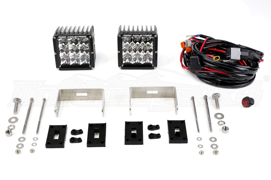 Rigid D-XL Pro Flood Light Pair Black 322113