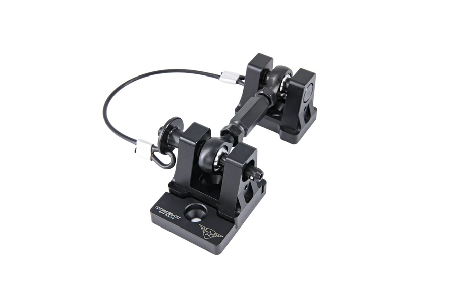 Combat Off Road Billet Aluminum Hood Latch Set - Black Out Series  - JT/JL/JK