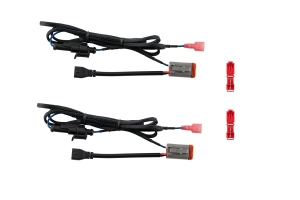 Diode Dynamics Deutsch DT Adapter Wires w/ Backlight Tap (Pair)    