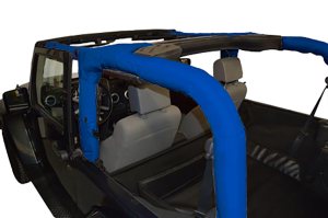 Dirty Dog 4x4 Roll Bar Covers Blue - JK 2dr