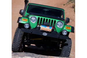 LOD Mid Width Front Bumper Black Powder Coated - CJ