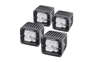 Go Rhino 3in LED Cube Light Kit - 2 Pairs