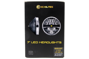 KC HiLites LED Headlight Set 7in - JK