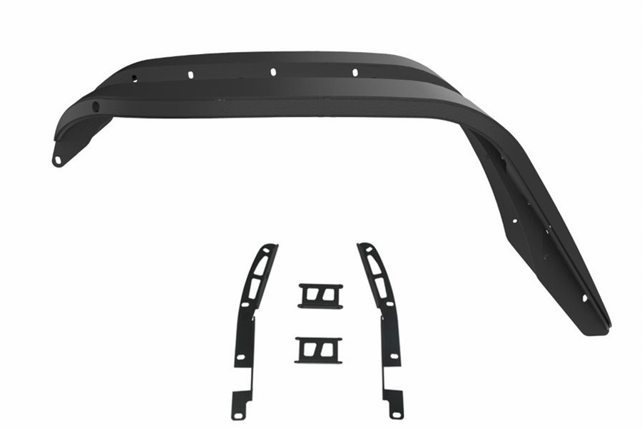 Paramount R-5 Canyon Offroad Fender Flares - Front, 8.75in Width w/LEDs - JK