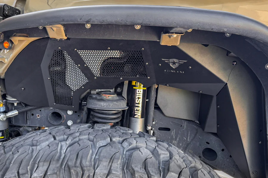 Combat Off Road Front Max Flow Inner Fender Liners,  Aluminum  - JL