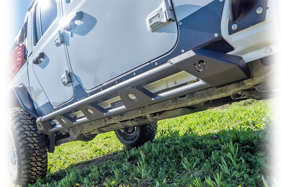 Turn Offroad Rock Sliders w/ Frame Mount System - JT