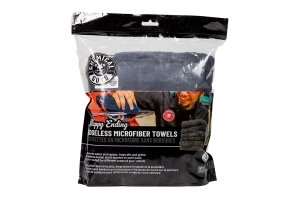 Chemical Guys Happy Ending Edgeless Microfiber Towel, 16in x 16in - 3 Pack