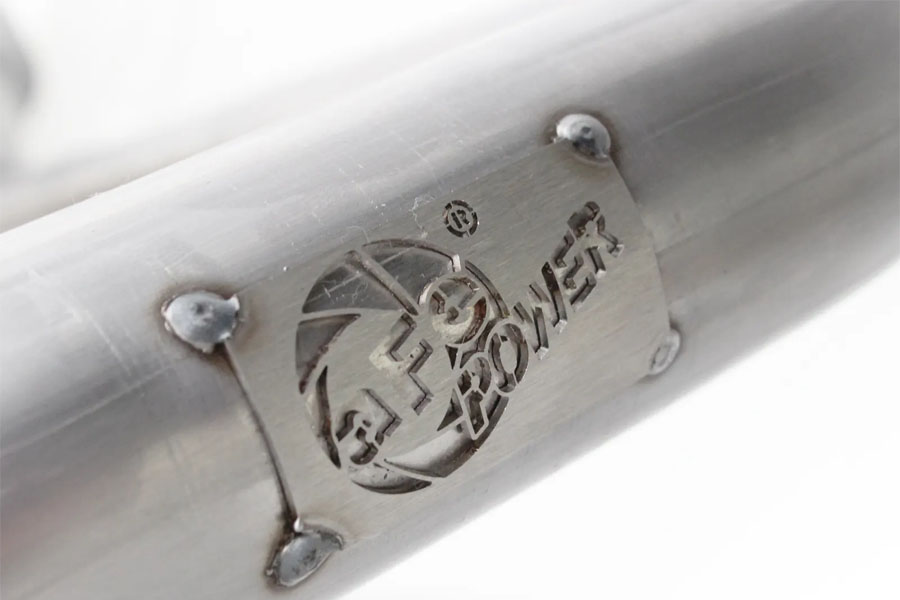 aFe POWER Twisted Steel Y-Pipe 2-2.5in Exhaust System - 2012+ JK 4DR