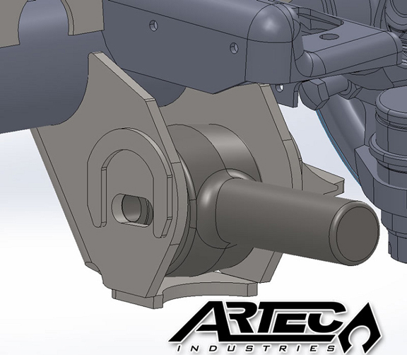 Artec Industries Dana 30 Lower Control Arm Brackets Front - LJ/TJ/XJ/ZJ