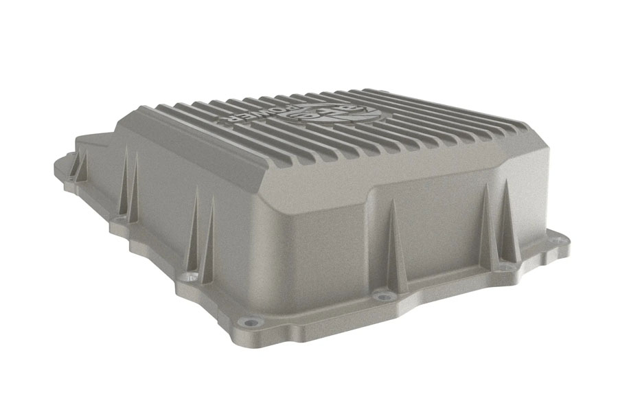 aFe POWER Street Series Transmission Pan Raw w/ Machined Fins - JL 2.0/3.0L / JT 3.0L